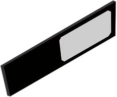 Orno PLANA LED šviestuvas po spintele 4W, 240lm, 4000K, juodas
