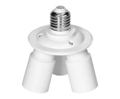 Orno Przejściówka E27/3xE27 šviesos šaltinio adapteris, siauras