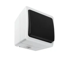 Orno Przycisk AQUATIC MINI IP 54 durų skambučio mygtukas, baltas ir juodas