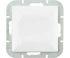 Przycisk Baltas durų skambučio mygtukas su apšvietimu Pearl