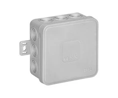 Orno Puszka CLICK skirstomoji dėžutė, IP54, 12 įėjimų, 75x75x41mm, pilka