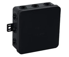 Orno Puszka CLICK skirstomoji dėžutė, IP54, 12 įvadų, 100x100x41 mm, juoda, 32 vnt.