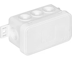 Orno Puszka CLICK skirstomoji dėžutė, IP54, 8 įvadai, 80x45x41mm, balta