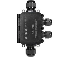 Orno Puszka Dėžutė be išpjovos HD IP68, 0,75–4,0 mm?, 2 M20 ir 2 M16 jungtys, T formos
