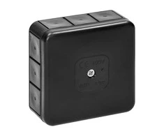 Orno Puszka PRO skirstomoji dėžutė, IP55, 400V, 12 įėjimų, 85x85x37mm, juoda