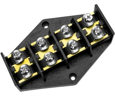 Orno Płytka Odgałęźna 4 tory x 16mm-