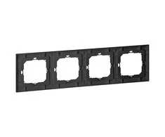 Ramka Pearl Quad Frame, Ra-4P, juodas