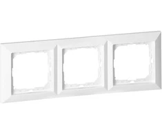 Ramka Pearl trigubas rėmelis, Ra-3P, baltas