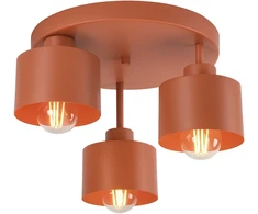 Pakabinamas šviestuvas Orno RAMOS lampa wisząca, galingumas max. 3x 18 W, E27, ceglana