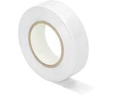 Zestaw Rinkinys 10 izoliacinių juostų rinkinys, 19 mm, baltos, atsparios ugniai, storis 0,13 mm, ilgis 20 m