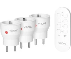 Orno Rinkinys Belaidžių MINI lizdų rinkinys, nuotolinio valdymo, 3+1, 2300 W
