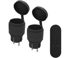 Orno Rinkinys Belaidžių MINI lizdų rinkinys, valdomas nuotoliniu būdu 2+1, 2300 W, IP44