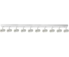 Orno RIO SP 10, sieninis-lubinis šviestuvas, E27, max. 10x60W, IP20, baltas