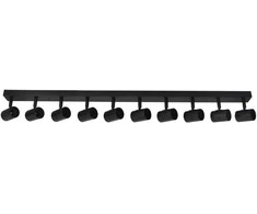 Orno RIO SP 10, sieninis-lubinis šviestuvas, E27, max. 10x60W, IP20, juodas