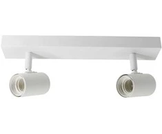 Orno RIO SP 2, sieninis-lubinis šviestuvas, E27, maks. 2x60W, IP20, baltas