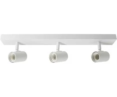 Orno RIO SP 3, sieninis-lubinis šviestuvas, E27, max. 3x60W, IP20, baltas