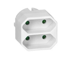 Orno Rozgałęźnik Skirstytuvas 2x2P euro, baltas