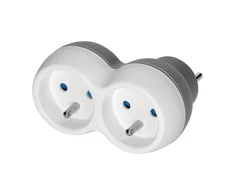 Orno Rozgałęźnik Skirstytuvas 2x2P+Z, baltai pilkas