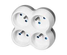 Orno Rozgałęźnik Skirstytuvas 4x2P+Z, baltai pilkas