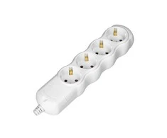 Orno Rozgałęźnik 4x2P+Z Schuko skirstytuvas, baltas