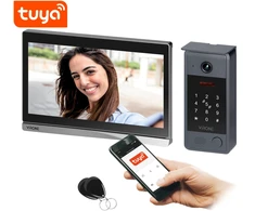 Orno Sain, nuosavo namo vaizdo domofono rinkinys, 4 laidų, 10", Wi-Fi, jutiklinis ekranas, Full HD, RFID, kodų rinkiklis