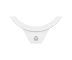 Sieninis šviestuvas Orno SPINEL LED 10W, sodo šviestuvas su 140° judesio jutikliu, 800lm, IP54, 4000K, IK10, baltas