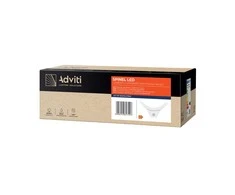 Sieninis šviestuvas Orno SPINEL LED 10W, sodo šviestuvas su 140° judesio jutikliu, 800lm, IP54, 4000K, IK10, baltas