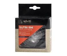 Orno SUTRI RM dekoratyvinis prožektoriaus rėmelis, MR16/GU10, maks. 7 W, apvalus, reguliuojamas, juodas