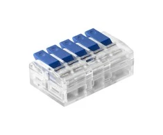 Orno Złączka 5 laidų kompresinė instaliacinė jungtis; bet kokiam 0,75–4 mm² laidui; IEC 450V/32A, 8 vnt.