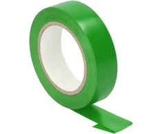 Orno Taśma Žalia izoliacinė juosta, atspari ugniai, plotis 15 mm, storis 0,13 mm, ilgis 10 m