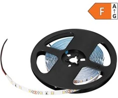 Orno LED juostelė LED juostelė 12V, 2835, 60L/m, 4,8W/m, IP20, 3000K, 5m