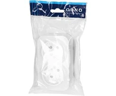 Orno Dvigubas „ToDo“ lizdas 2x2P+Z, 16A/230VAC, IP20, baltas