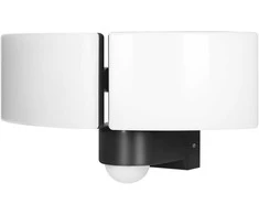 Orno TOS DUO LED 2x20W dvigubas sodo prožektorius su PIR, 2x1600lm, IP65, 4000K, PC, juodas