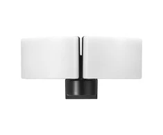 Orno TOS DUO LED 2x20W dvigubas sodo prožektorius, 2x1600lm, IP65, 4000K, PC, juodas
