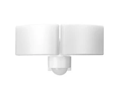 Orno TOS DUO LED 2x20W dvigubas sodo prožektorius su PIR, 2x1600lm, IP65, 4000K, PC, baltas