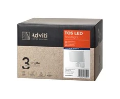 Orno TOS LED 30W LED sodo prožektorius, 2200lm, IP65, 4000K, PC, baltas