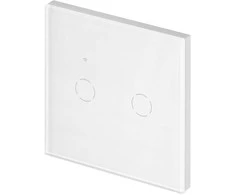 Orno Włącznik „Tuya Smart Home“ dvigubas įleidžiamas „Wi-Fi“ jungiklis, baltas