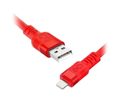 Orno Kabelis USB-A - „Lightning eXc WHIPPY Pro“ laidas, 2 m, 12 W, greitas įkrovimas, neoninės spalvos