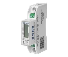 Orno 1 Fazowy 1 fazės elektros skaitiklis, 100A, RS-485 prievadas, MID, 1 modulis, DIN TH-35mm, PV