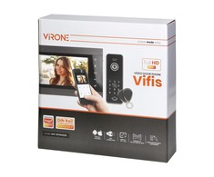 Virone Orno VIFIS Full HD vaizdo domofono rinkinys su Full HD kamera (ragelis, šifruoklis, artumo skaitytuvas, programų valdymas, DIN bėgio maitinimo šaltinis, juodas)