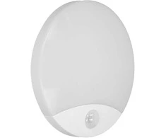VIRAZON LED 15W, lubinis šviestuvas su judesio jutikliu, 1050lm, IP44, 4000K, pieniškas polikarbonatas, baltas