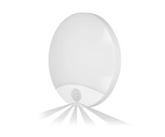 VIRAZON LED 15W, lubinis šviestuvas su judesio jutikliu, 1050lm, IP44, 4000K, pieniškas polikarbonatas, baltas