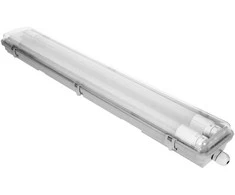 Orno VUMBI II T8 LED 2x9W dulkėms atsparus šviestuvas su T8 LED fluorescencinėmis lempomis, 1800lm, IP65, 4000K, 60 cm