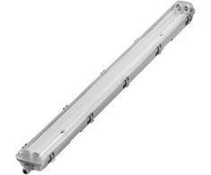VUMBI IV dulkėms atsparus šviestuvas T8 LED, IP65, 120 cm