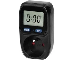 Orno Watomierz, Vatmetras, energijos skaičiuotuvas su apšviečiamu LCD ekranu, juodas