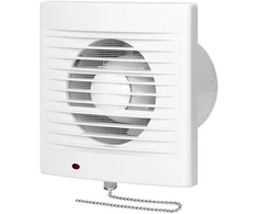 Orno Wentylator łazienkowy GRILLE, wyłącznik pociągany, 100 mm, balta