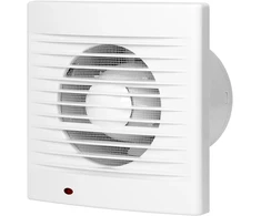 Orno Wentylator łazienkowy GRILLE, wyłącznik czasowy, 100 mm, balta