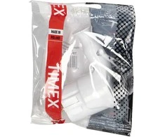 Wtyczka Uni-Schuko kampinis kištukas su išmetimo mechanizmu 16A/250V, baltas