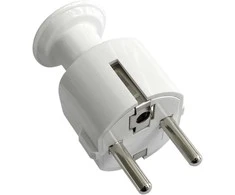 Wtyczka PAPRASTAS KIŠTUKAS OR-AE-13304/W 230 V 16 A ORNO