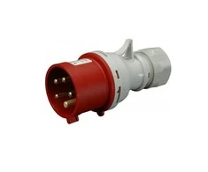 Wtyczka Kištukas SEZ, 5x16A, IP44, 400V, Pilkas/Raudonas